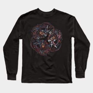 guitar mandala Long Sleeve T-Shirt